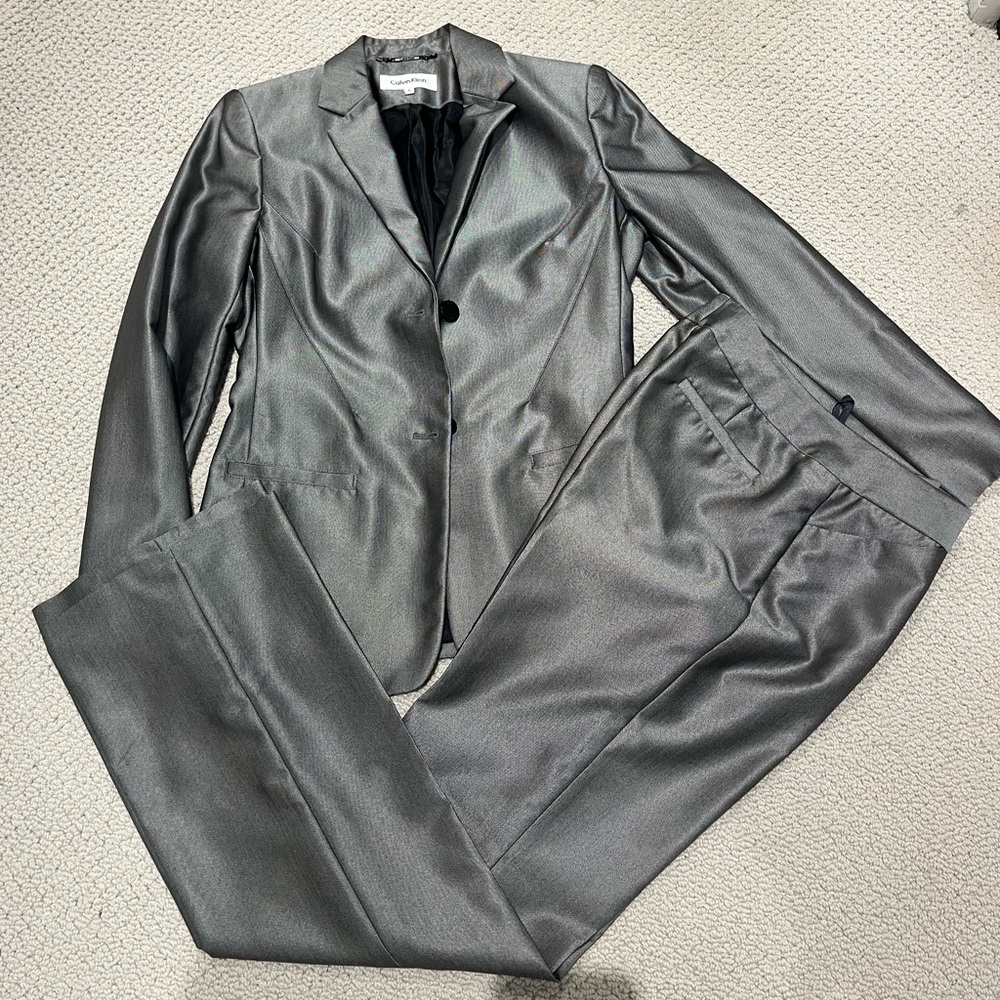 Calvin Klein Gray Pantsuit